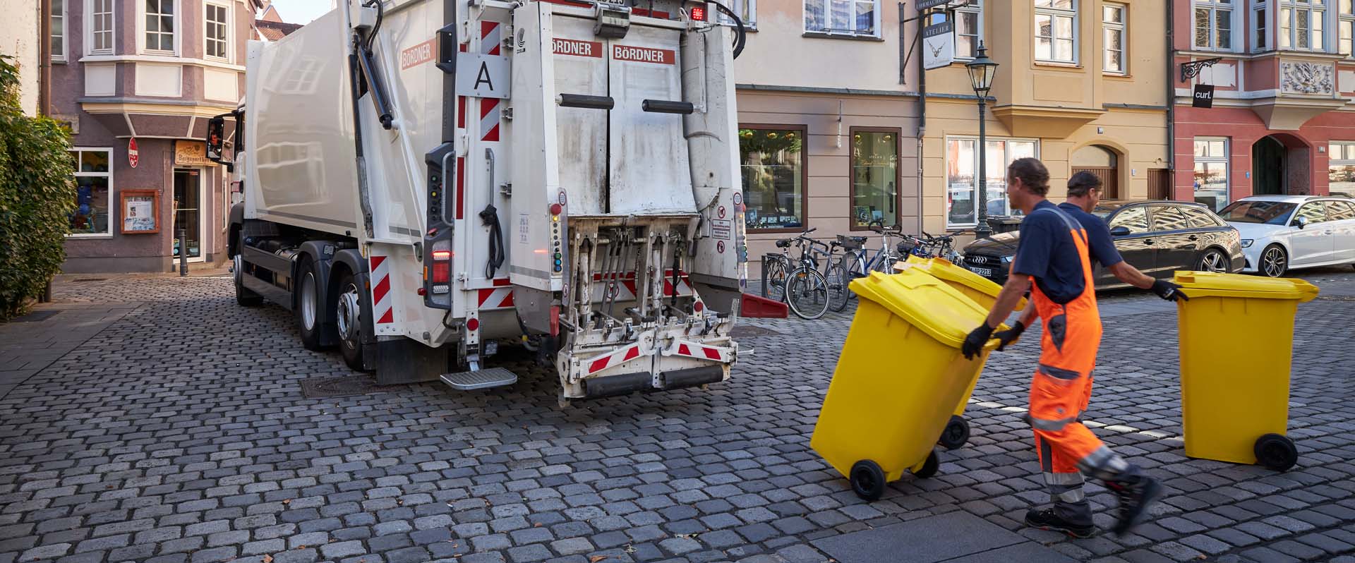 Gelbe Tonnen mieten in Limburg - BÖRDNER Städtereinigung